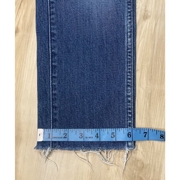 AMO Jeans Tomboy Sz 27 in Dive Bar Button Fly Fray Hem 27x25” - Picture 15 of 16